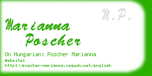 marianna poscher business card